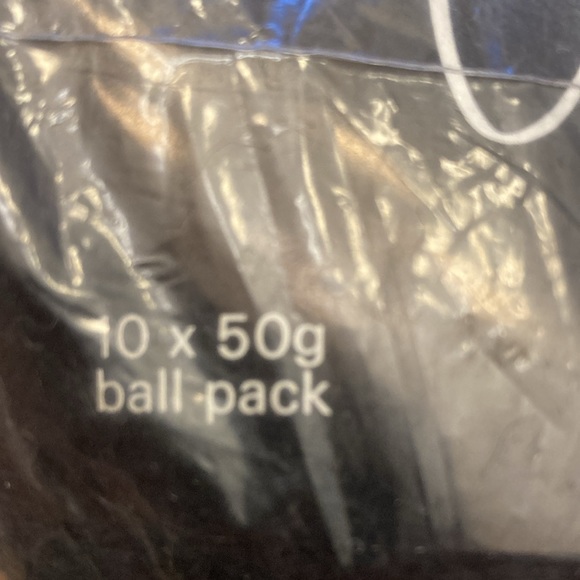 Christian de Falbe Dragonfly Yarn. Color is Black. 50g. Ten for $50 - Picture 2 of 6